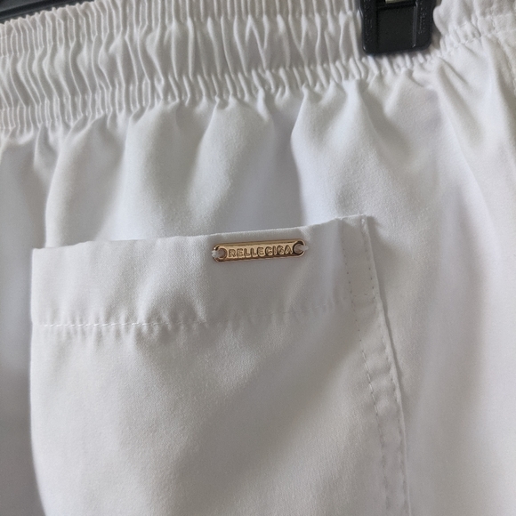 NWOT Relleciga Sz L White Swim Trunks - Picture 5 of 6